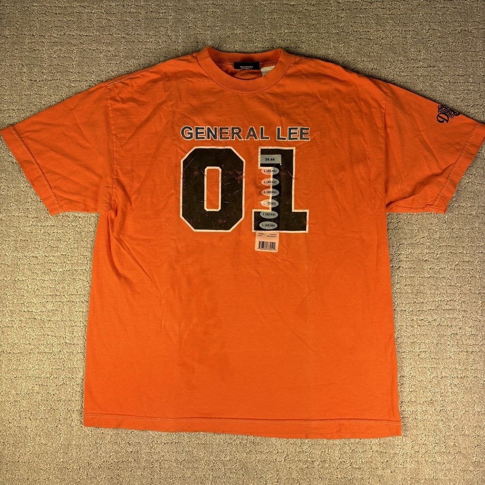 Y2K Dukes of Hazzard VTG Shirt General Lee 01 2005 Graphic Tee New